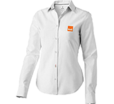 Custom embroidered Vaillant Long Sleeve Womens Oxford Shirts at GoPromotional