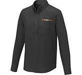 Logo embroidered or printed Pollux Long Sleeve Shirts in a choice of colours