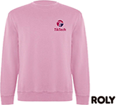 Custom personalised eco-friendly Roly Batian Crew Neck Sweaters