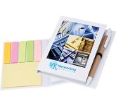 Bespoke printed Partner Sticky Note Combi Pad & Flag Sets at GoPromotional