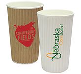 Rippled Java Paper Cup - 455ml
