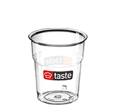 100ml Edinburgh Disposable Plastic Tasting Glass printed with your logo for pubs, bars and clubs