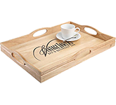 Dalby Solid Wooden Beech Serving Tray - 500 x 360 mm