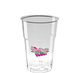 205ml Edinburgh Disposable Plastic Tumblers with company logo printing at GoPromotional