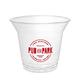 Personalised 255ml Disposable Biodegradable Cups with your corporate brand for parties, weddings and events