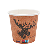 Enviro Recyclable Single Walled Paper Cup - Full Colour - 115ml