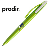 Bespoke personalised Prodir DS2 Pens with a polished finish for corporate swag