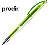 Personalised Prodir DS3.1 Deluxe Pens with a transparent finish in many colour choices