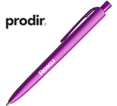 Designer Prodir DS8 Triangular Pens with a matt finish and personalised logo printing