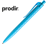Prodir QS01 Rhomboid Pen - Matt Transparent Clip