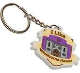 2D Soft Flexible PVC Keyrings moulded with your logo
