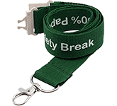 Personalised 15mm Biodegradable Paper Lanyards with your logo at GoPromotional