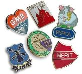 Custom branded 25mm Soft Enamel Pin Badges perfect for clubs, schools and societies
