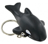 Branded Killer Whale Keyring Stress Toys for wildlife promotions