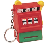 Promotional Slot Machine Keyring Stress Toys for casino related advertising gifts