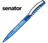 Senator New Spring Metal Clip Pen - Clear