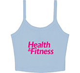 Logo printed Bella+Canvas Womens Micro Rib Spaghetti Strap Vests for gym promotions at GoPromotional