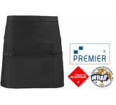 Premier Zipped Pockets Short Apron