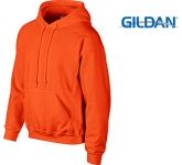 Gildan DryBlend Hoodies personalised with a corporate logo and message for leisure promotions