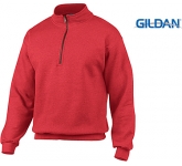 Gildan Heavy Blend Vintage Cadet Collar Zipped Sweatshirt