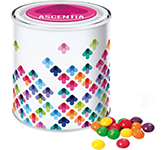 Promotional Large Sweet Paint Tins - Skittles