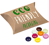 Eco Sweet Pouches - Chocolate Beanies - Branded With Your Logo