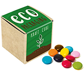 Eco Kraft Cube - Chocolate Beanies