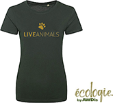 Eco-friendly custom branded AWDis Womens Cascade Organic T-Shirts with your logo