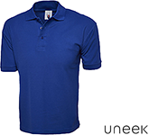 Promotional printed Uneek Cotton Rich Polo Shirts