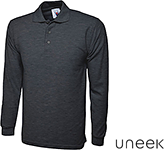 Branded promotional Uneek Longsleeve Polo Shirts