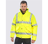 Corporate Portwest High Visibility Bomber Jackets custom branded with your logo at GoPromotional
