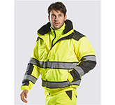 Portwest High Visibility Classic Bomber Jackets branded with your corporate logo