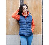 Personalised Result Urban Womens Ice Bird Padded Gilets with your logo at GoPromotional