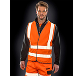 Result Core Hi-Vis Safety Motorway Vests customised with your logo