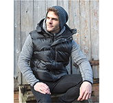 Result Core Nova Lux Padded Hooded Gilets in a choice of colours at GoPromotional