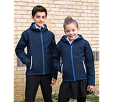 Embroidered Result Core Junior TX Performance Hooded Softshell Jackets at GoPromotional