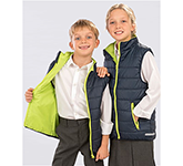 Result Core Junior Padded Bodywarmers for childrens outdoor promotions