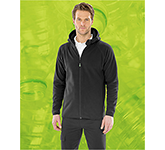 Result GRS Recycled Hooded Micro Fleece Jackets for eco-friendly corporate promotions