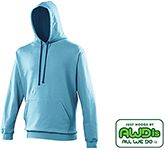AWDis Varsity Hoodies embroidered with a University logo at GoPromotional