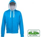AWDis Chunky Zipped Hoodies for business promotions