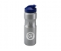 Teardrop 750ml Sports Bottles - Flip Cap - Silver