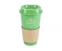 Bistro 500ml Plastic Take Away Mugs - Green