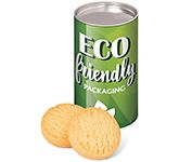 Eco Snack Tube - Mini Shortbread Biscuits