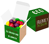 Custom Printed Eco Mini Cube Box - Skittles