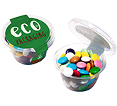 Branded Eco Maxi Pots - Chocolate Beanies