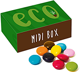 Eco Midi Sweet Boxes - Chocolate Beanies