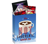 Bespoke printed Eco Refresher Snack Box Large Hot Chocolate Survival Box at GoPromotional