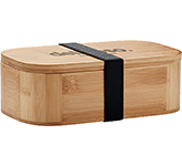 Eco-friendly Sherwood Large Bamboo Lunch Boxes branded with your corporate details at GoPromotional