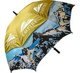 Fibrestorm Vented Golf Umbrellas branded in many colours