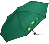 Customised FARE Pembroke Topless Pocket Umbrellas with corporate logos in many colour options
